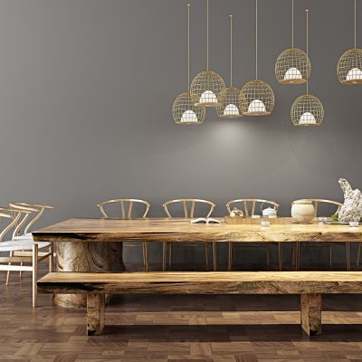 现代茶桌椅组合