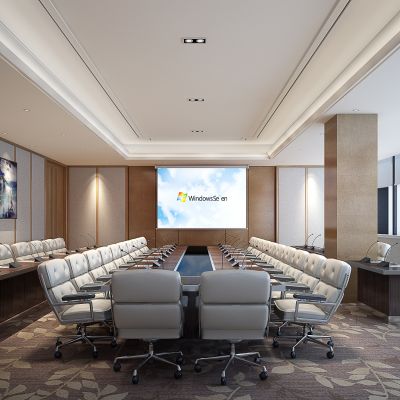 现代视频办公会议室