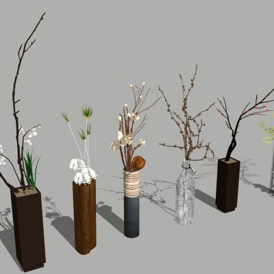 现代花瓶 工艺品 花卉 摆件 装饰品