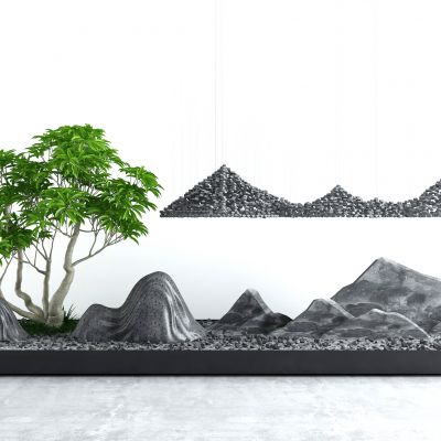 新中式景观小品石头