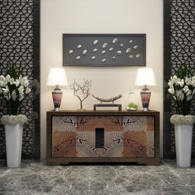 新中式边柜饰品