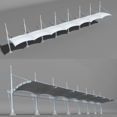 现代异形张拉膜结构