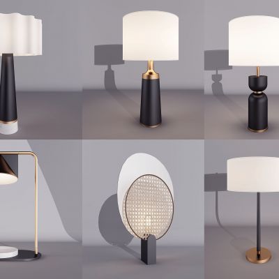 新中式台灯组合