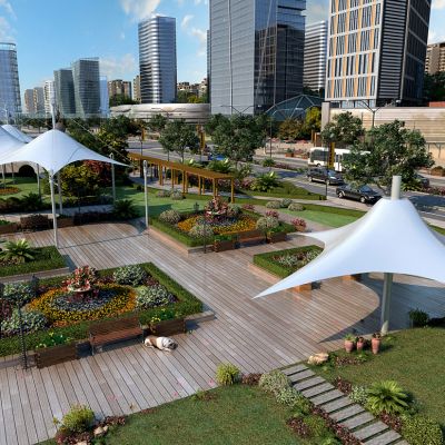 现代公园园林景观