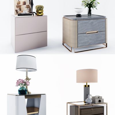 新中式床头柜台灯