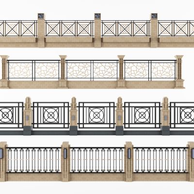 欧式铁艺栏杆护栏围墙院墙