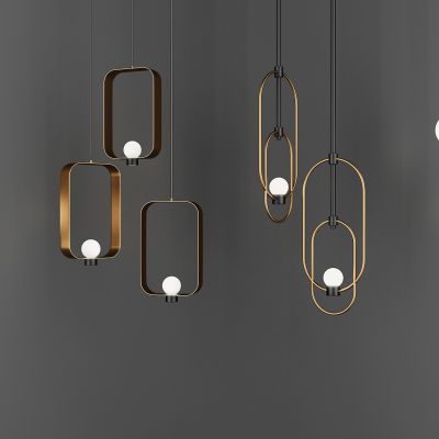 现代金属小吊灯