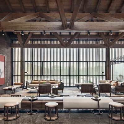 现代休闲洽谈区