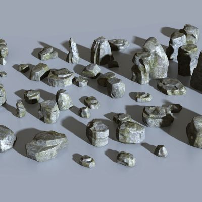 现代景观石头石头堆