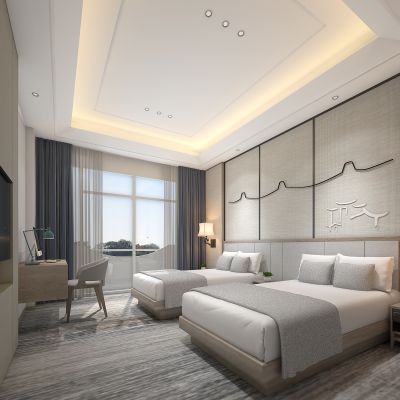 中式酒店客房套间