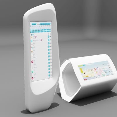 现代商场导视导向台指示