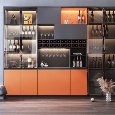 现代风格酒柜