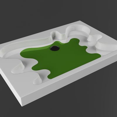 现代异形洗手盆台上盆