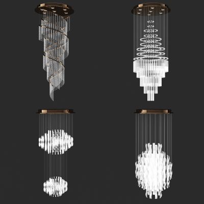 新中式大堂水晶吊灯