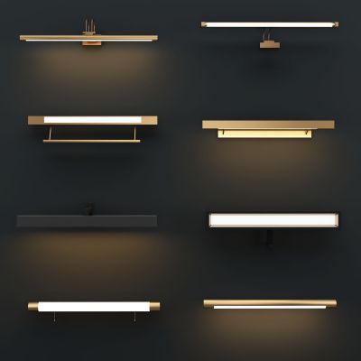 现代镜前灯壁灯组合