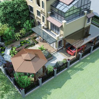 欧式别墅景观庭院