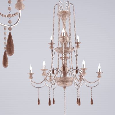 欧式法式金属水晶吊灯