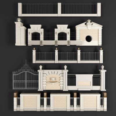 欧式铁艺雕花栏杆护栏