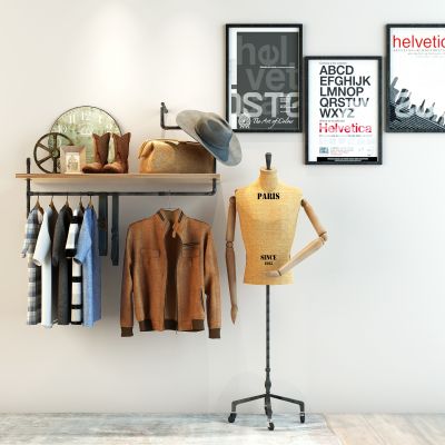 美式半身服装模特