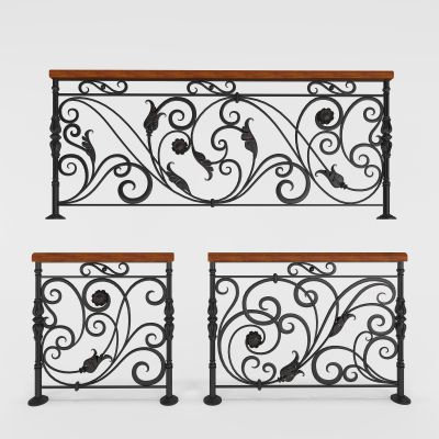欧式雕花铁艺铁艺栏杆