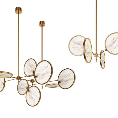 新中式吊灯组合