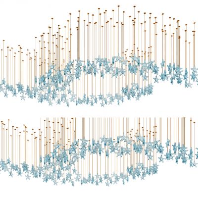 新中式大型异形大堂水晶吊灯
