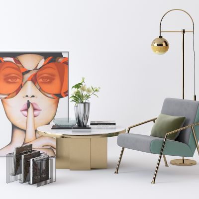 现代休闲沙发挂画