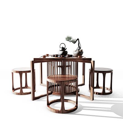 现代茶桌椅组合