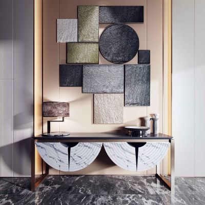 现代轻奢玄关柜边柜