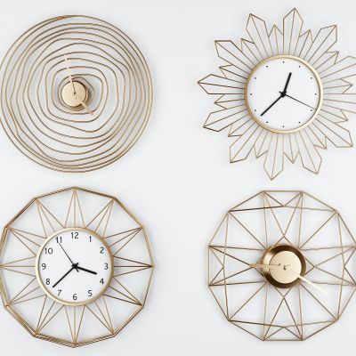 现代金属装饰壁挂钟表挂钟