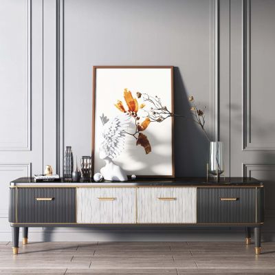 欧式电视柜摆件组合