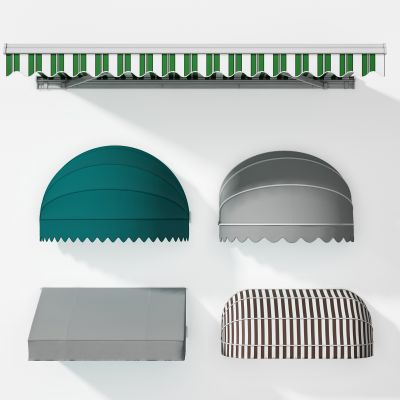 现代地中海遮雨棚