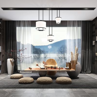 现代禅意茶室