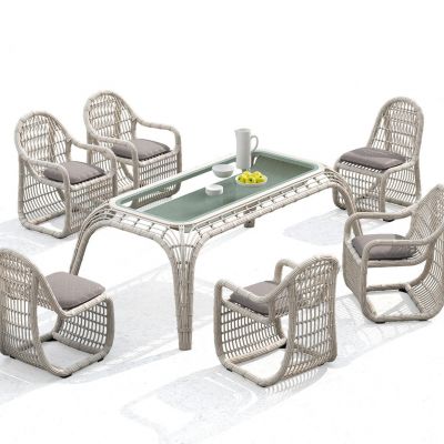 现代餐桌椅组合