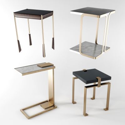 现代金属方形角几