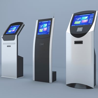 现代银行自动取号机