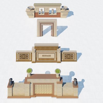 欧式景观文化围墙