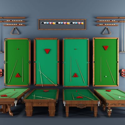 现代台球桌
