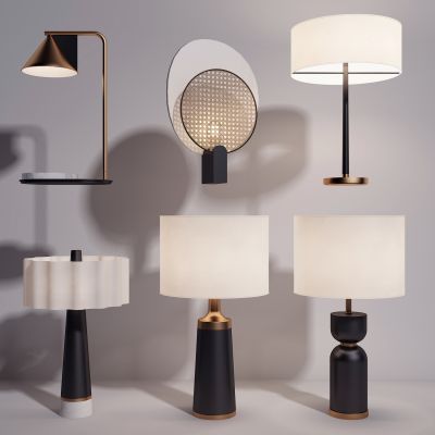 新中式台灯组合