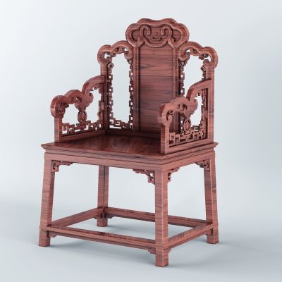 中式古典红木家具太师椅
