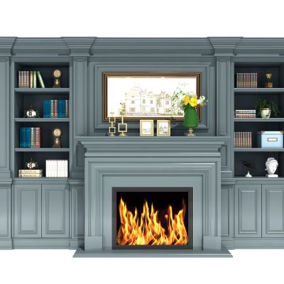 欧式壁炉