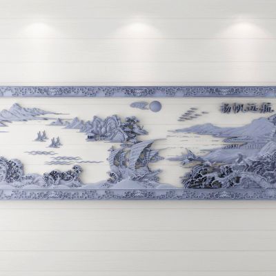 中式雕花3D模型