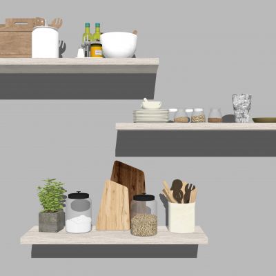 现代厨房摆件 厨具