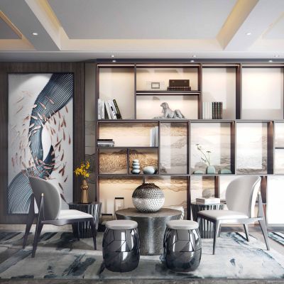 现代轻奢休闲椅