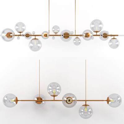 现代玻璃球形状吊灯