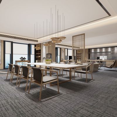 新中式老总总经理办公室