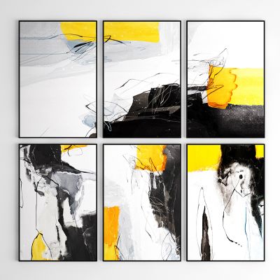 现代抽象装饰画