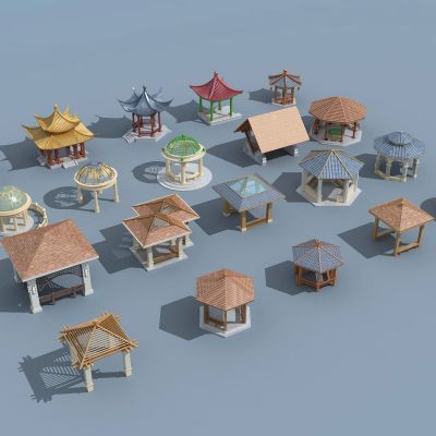 泰式东南亚凉亭