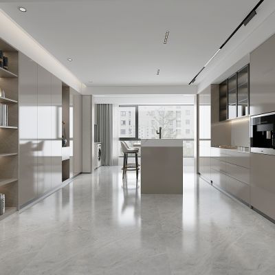 现代轻奢无电视墙客厅，客厅吧台，书柜，橱柜，储物柜，茶水柜，阳台洗衣柜