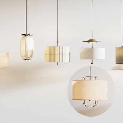 现代轻奢吊灯组合